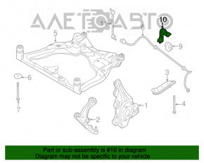 Suportul de fixare a stabilizatorului frontal dreapta pentru Nissan Pathfinder 13-20.