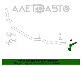 Bară stabilizatoare față dreapta Infiniti Q50 14- RWD