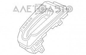 Capacul schimbatorului de viteze pentru Honda CRV 17-22 LX