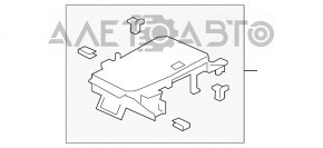 Placuta schimbator pentru Honda Accord 13-17 hibrid tip 2, negru, lucios, cu crom, zgarieturi