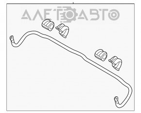 Stabilizatorul frontal Kia Soul 14-19