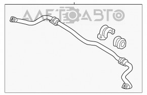 Stabilizatorul frontal Hyundai Tucson 16-20 nou OEM original