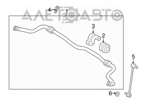 Stabilizator fata Hyundai Tucson 16-20 nou original OEM