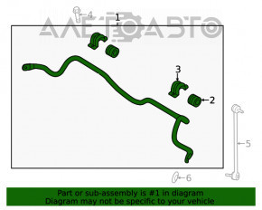 Stabilizatorul frontal Hyundai Santa FE 19-20