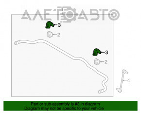 Suportul de fixare a stabilizatorului frontal dreapta pentru Hyundai Sonata 20-