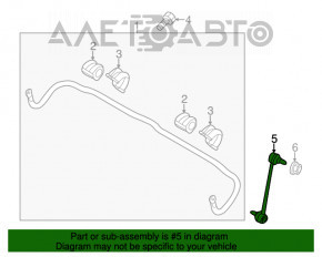 Тяга стабилизатора передняя левая Kia Niro 17-22