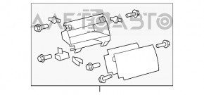 Перчаточный ящик, бардачок верхний Toyota Sequoia 08-16 черн