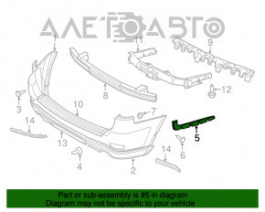 Suport bara spate dreapta Dodge Durango 11-17 nou original OEM