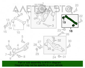 Maneta superioară din spate dreapta Hyundai Santa FE Sport 17-18 restilizată FWD