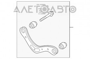 Maneta superioara spate stanga Kia Niro 17-22 nou original OEM