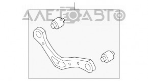 Maneta dreapta sus spate Hyundai Elantra AD 17-20 sport nou original OEM