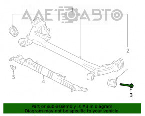 Болт крепления задней балки 2шт Hyundai Elantra AD 17-20 125мм