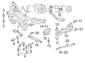 Maneta dreapta sus spate Nissan Rogue Sport 17-19 nou original OEM