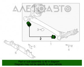 Silentblocul barei spate Hyundai Elantra UD 11-16, nou, original OEM