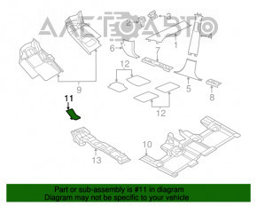 Platforma pentru odihna picioarelor Dodge Durango 11-