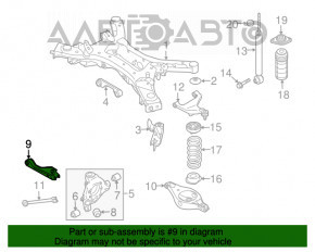 Maneta transversală spate dreapta Infiniti JX35 QX60 13-