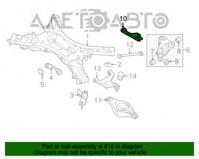 Maneta transversală spate stânga Infiniti JX35 QX60 13- ruginită