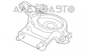 Maneta inferioara pentru arc, spate dreapta Nissan Maxima A36 16 - nou original OEM