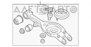 Maneta de arc spate dreapta Hyundai Azera 12-17