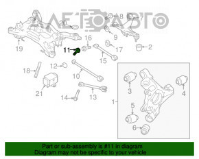 Filet de direcție Nissan Rogue 14-20, mic, 80mm