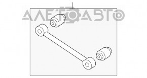 Maneta transversală inferioară stânga spate Hyundai Santa FE 19-20 nou OEM KOR