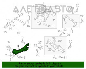 Maneta longitudinală spate stânga Kia Sorento 10-15 FWD