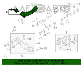 Maneta longitudinală spate stânga Hyundai Santa FE 19-20 nouă OEM originală