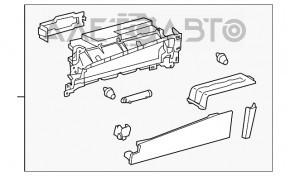 Перчаточный ящик, бардачок Lexus ES300h ES350 13-18 сер