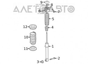 Амортизатор задний левый Hyundai Santa FE 19-20