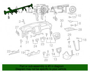 Труба подторпедная усиление Lexus RX300 98-03