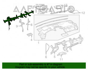 Tubul de protecție subtorpilor pentru Lexus NX300 NX300h 18-21 ruginit