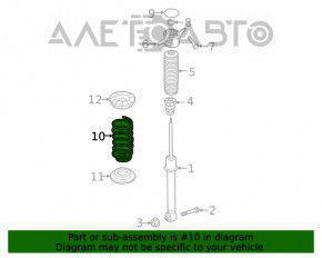 Arc spate dreapta Hyundai Santa FE 19-20 AWD