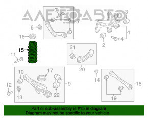 Arc spate stânga Kia Niro 17-19 HEV, PHEV GL