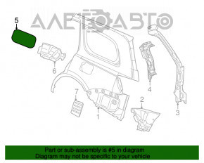 Capacul rezervorului de combustibil Dodge Durango 11-13