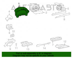 Panoul de instrumente al bordului pentru Lexus CT200h 11-17