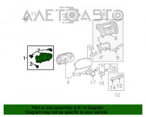 Panoul de instrumente pentru Lexus RX400h 06-09