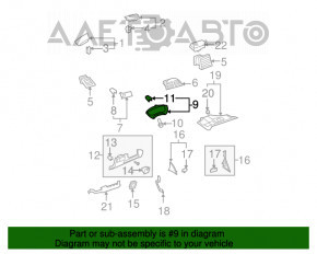 Panoul de instrumente pentru Lexus ES350 negru 07-12