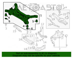 Bara spate pentru Hyundai Sonata 20-