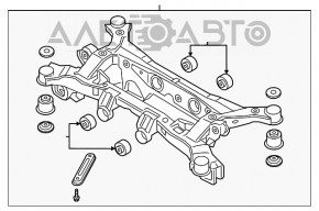 Bara spate pentru Hyundai Santa Fe 19-20 AWD