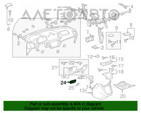 Накладка на прикуриватель дерево Lexus RX300 RX330 RX350 RX400h 04-09