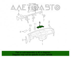 Решетка динамика торпеды центр Toyota Sequoia 08-16