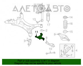 Maneta superioară din spate dreapta Infiniti JX35 QX60 13-