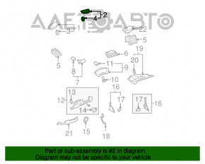 Grila dinamica a torpilei pentru Lexus ES350, neagra, 07-12