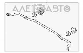 Stabilizator spate Kia Optima 11-13 hibrid 17,5 mm