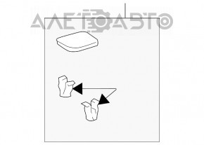 Решетка динамика торпеды центр Lexus RX300 RX330 RX350 RX400H 04-09 беж