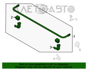 Stabilizator spate Hyundai Sonata 20-