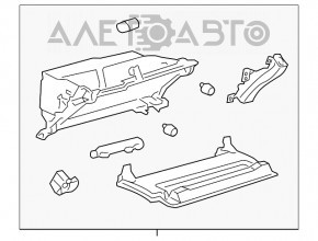 Перчаточный ящик, бардачок Lexus CT200h 11-17 черн