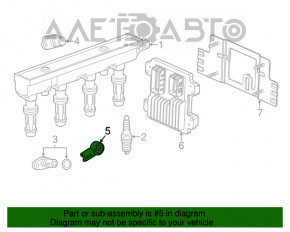 Senzor de detonație Chevrolet Volt 11-15 nou original OEM