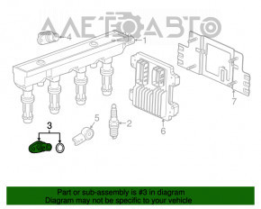 Датчик положения коленвала Chevrolet Volt 11-15