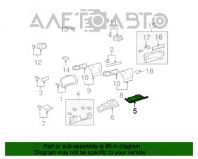 Capacul genunchiului pasagerului Lexus LS460 LS600h 07-12